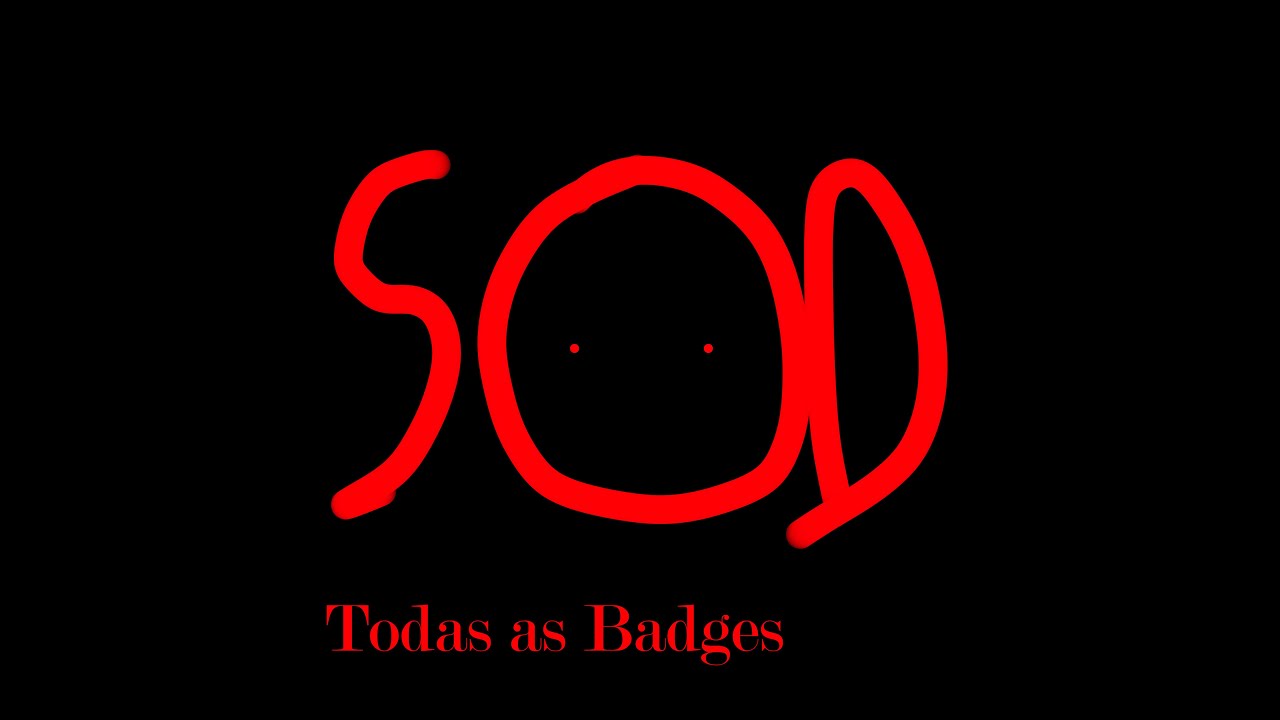SOD- todas as badges e personagens secretos!
