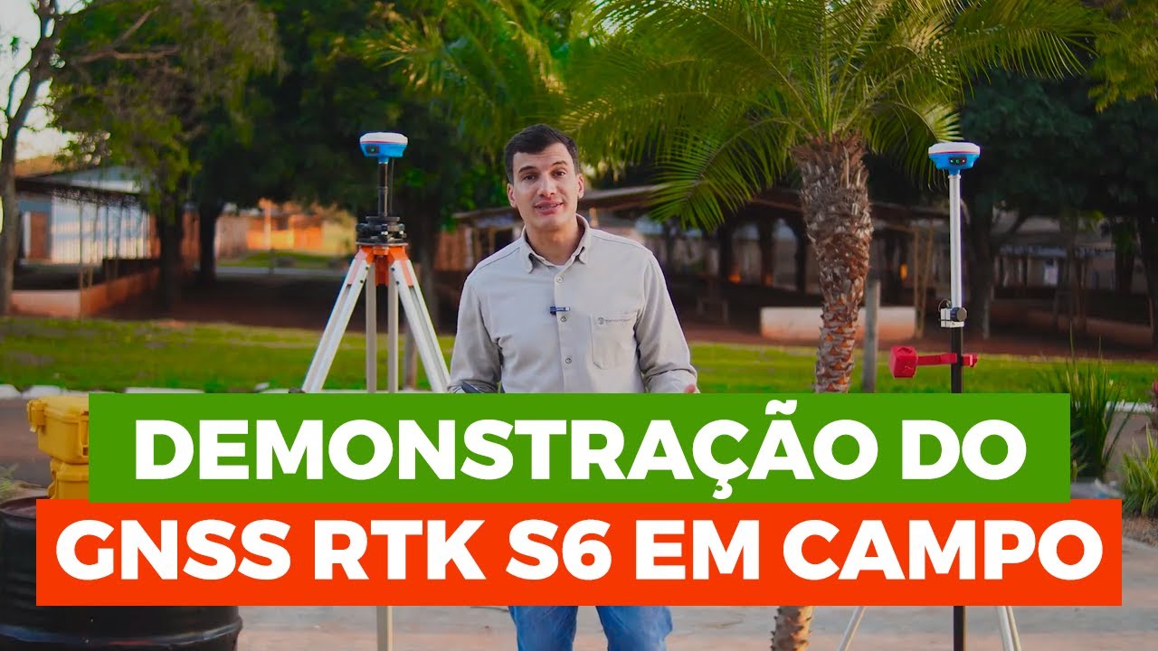Demonstração em campo do GNSS RTK S6 da ComNav