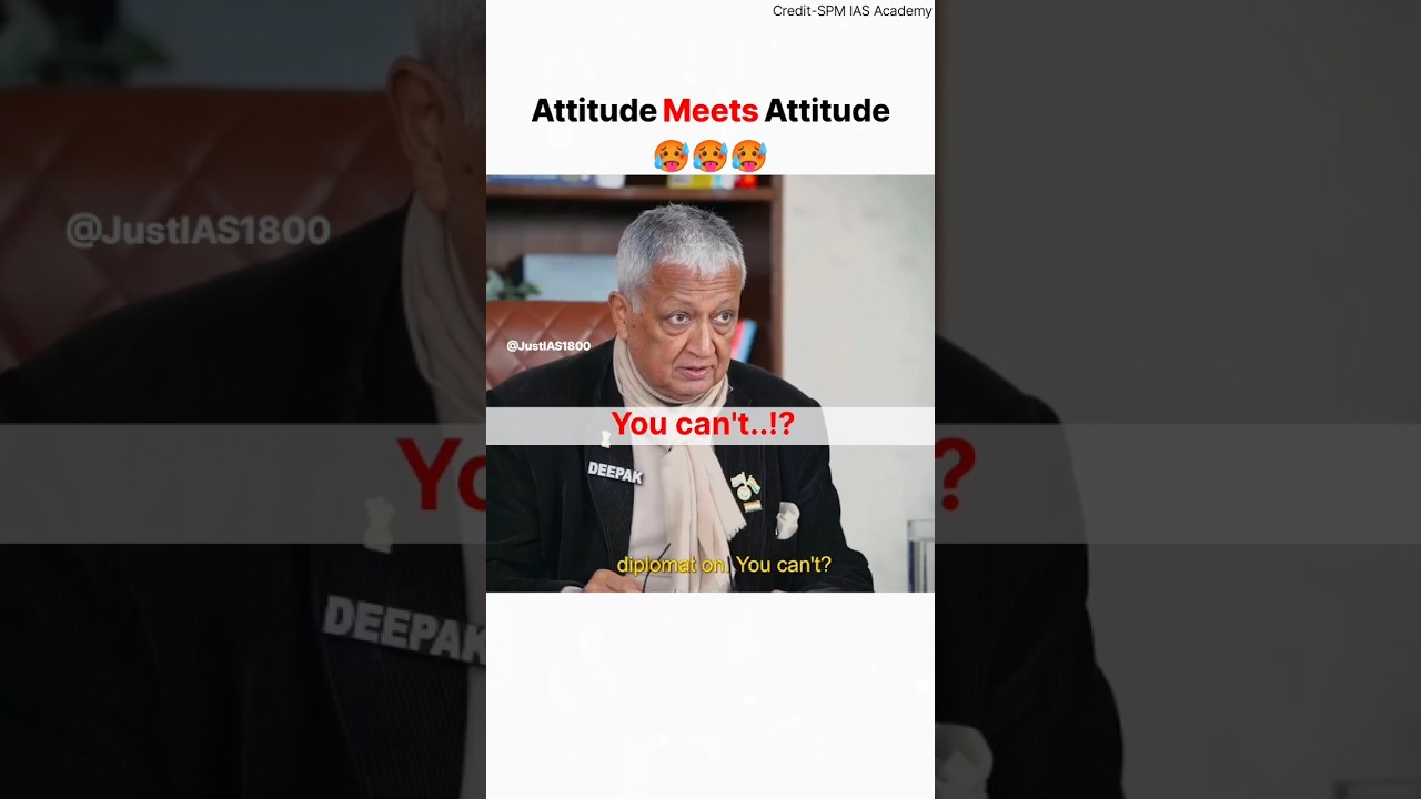 Attitude meets Attitude 🥵☠️ || Miss Aurora AIR 156 ❤️‍🩹 || Ego meets ego🥶 || IAS interview 😻 