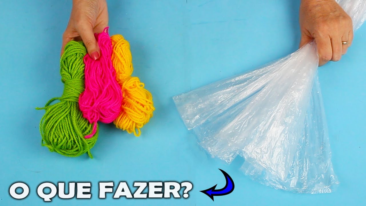 SACOLAS PLÁSTICAS - O QUE FAZER? - IDEIAS LINDAS, FÁCEIS E DIFERENTES - ANA ROGÉRIA