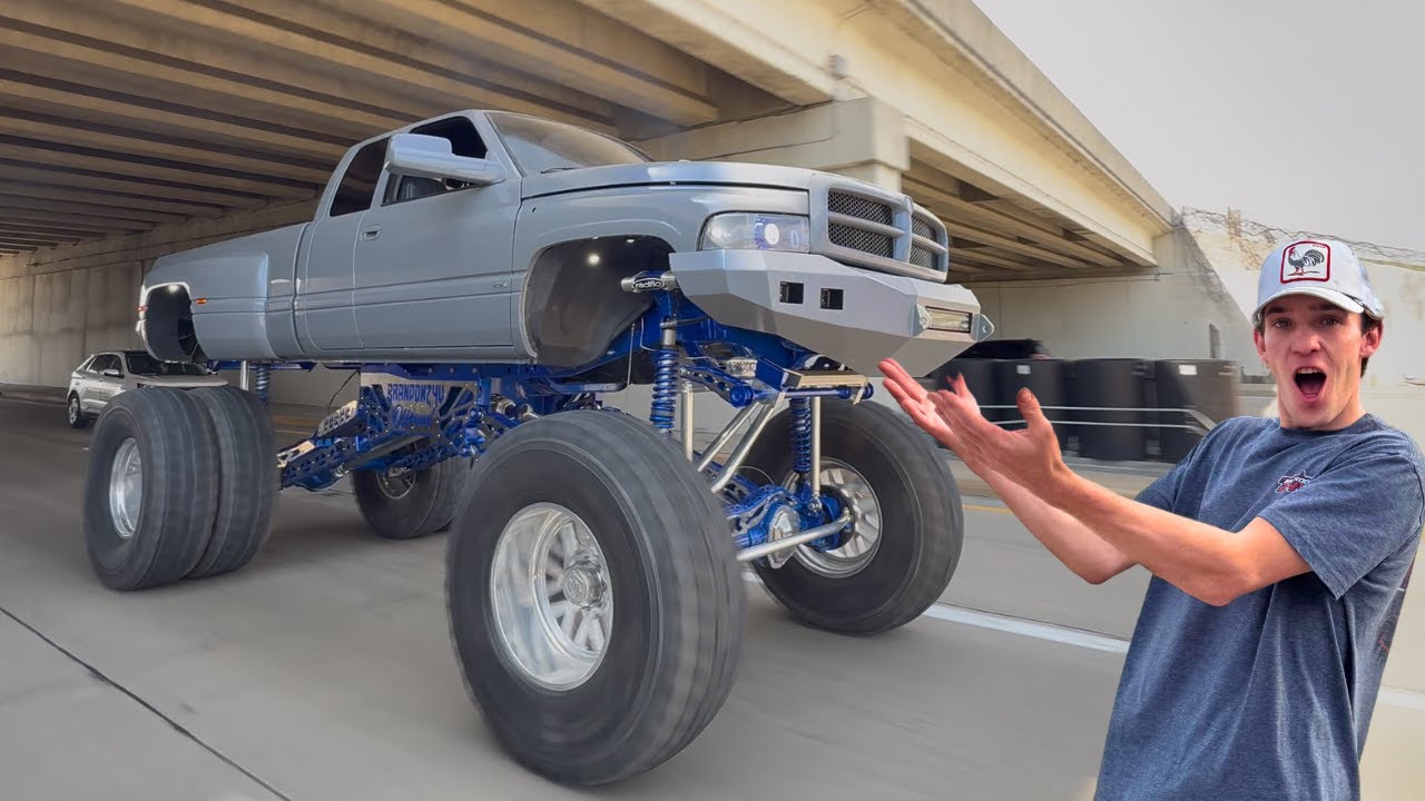 MASSIVE 40'' Lifted Cummins Goes On First Drive!