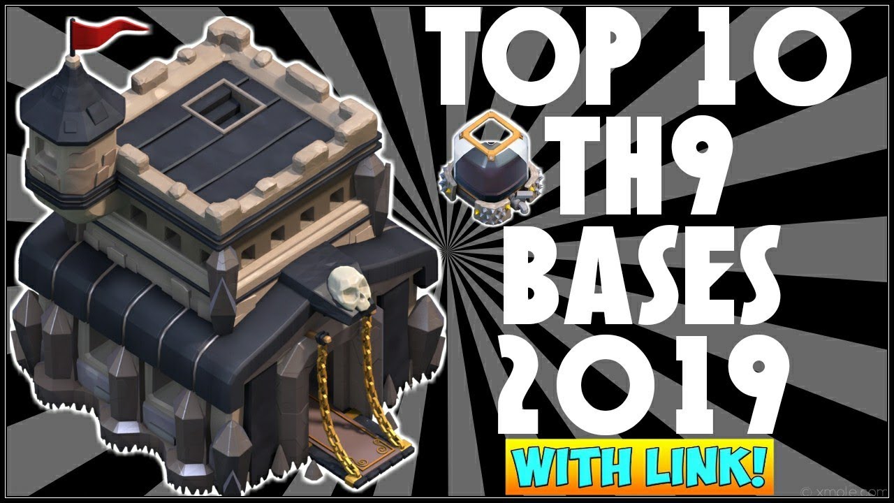 TOP 10 BEST TH9 FARMING BASE WITH COPY LINKS 2019!! - CLASH OF CLANS(COC)