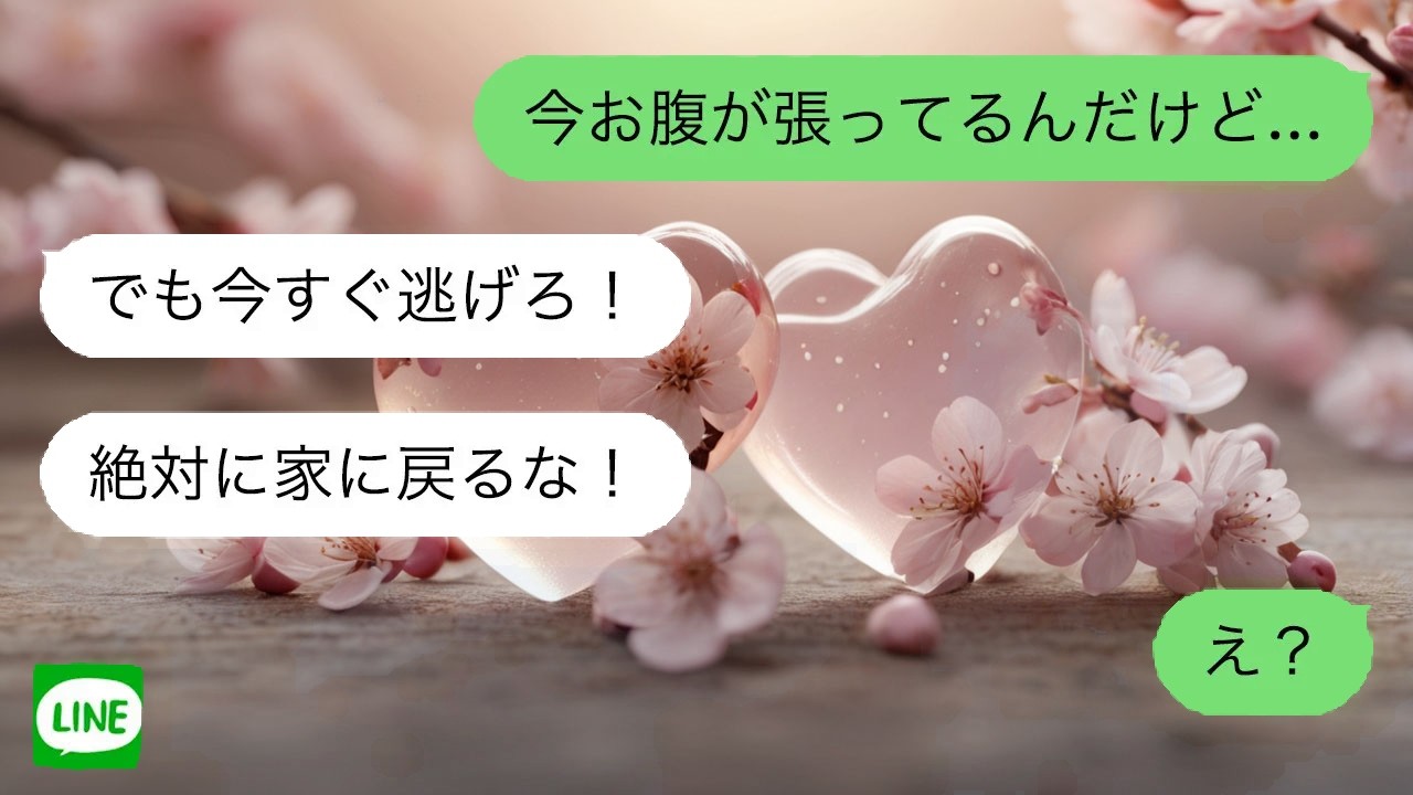 【LINE】臨月の妻に届いた緊急LINE。義母の勘違いから逃げるため、家族総出の行動が始まった…