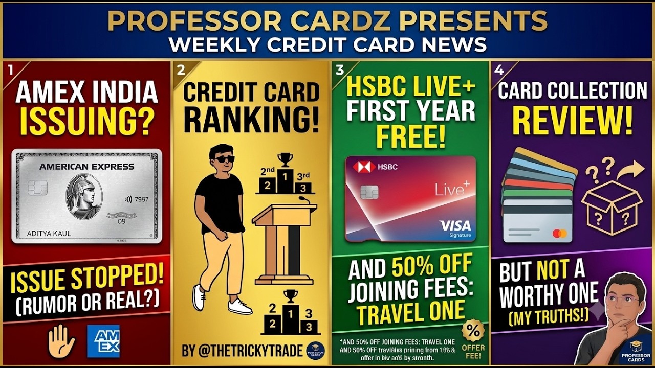 Amex The End In India | Best Travel credit Card by TheTrickyTrade | HSBC Offer | Credit Card News