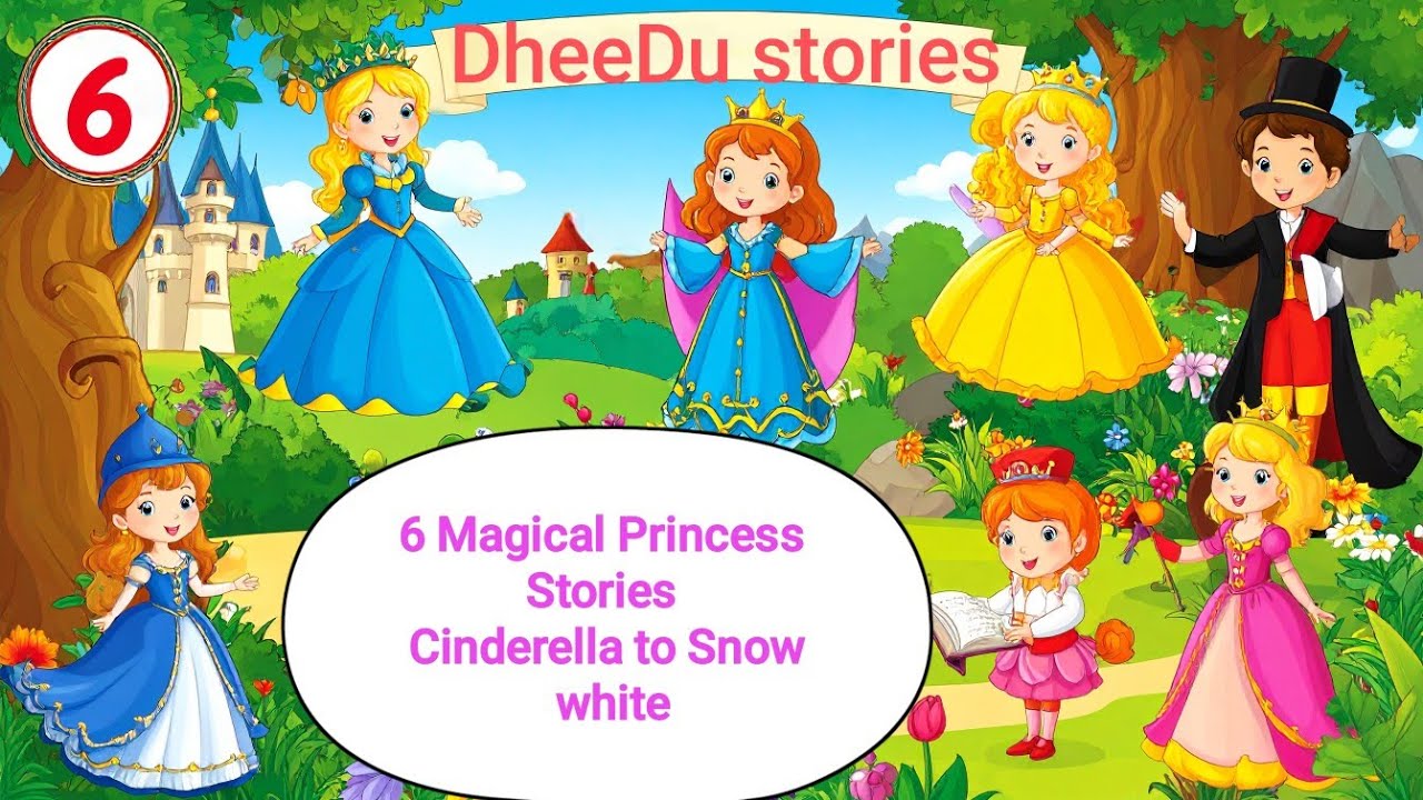 Cinderella, Rapunzel & More | Animated Princess Stories for Kids | @EnglishFairyTales| kidsstory