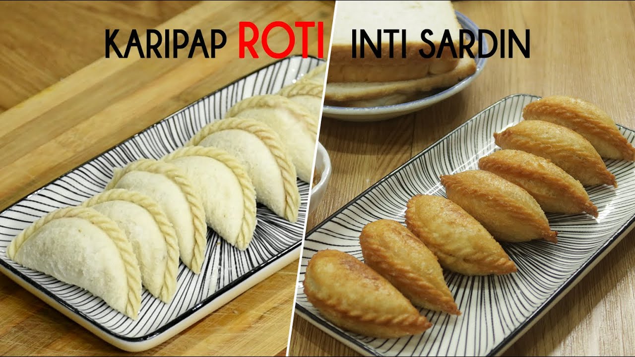 KARIPAP ROTI INTI SARDIN , RANGUP DAN TAK SERAP MINYAK