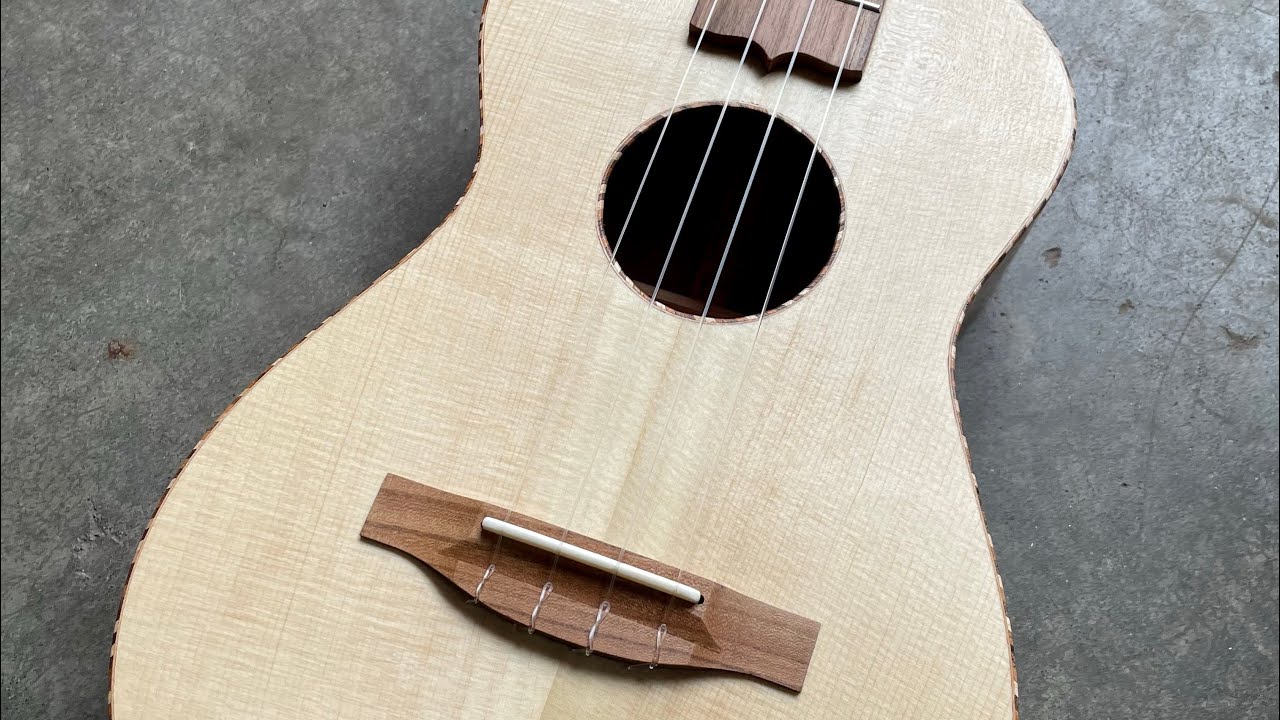 #884- Spruce and Mahogany Tenor Ukulele