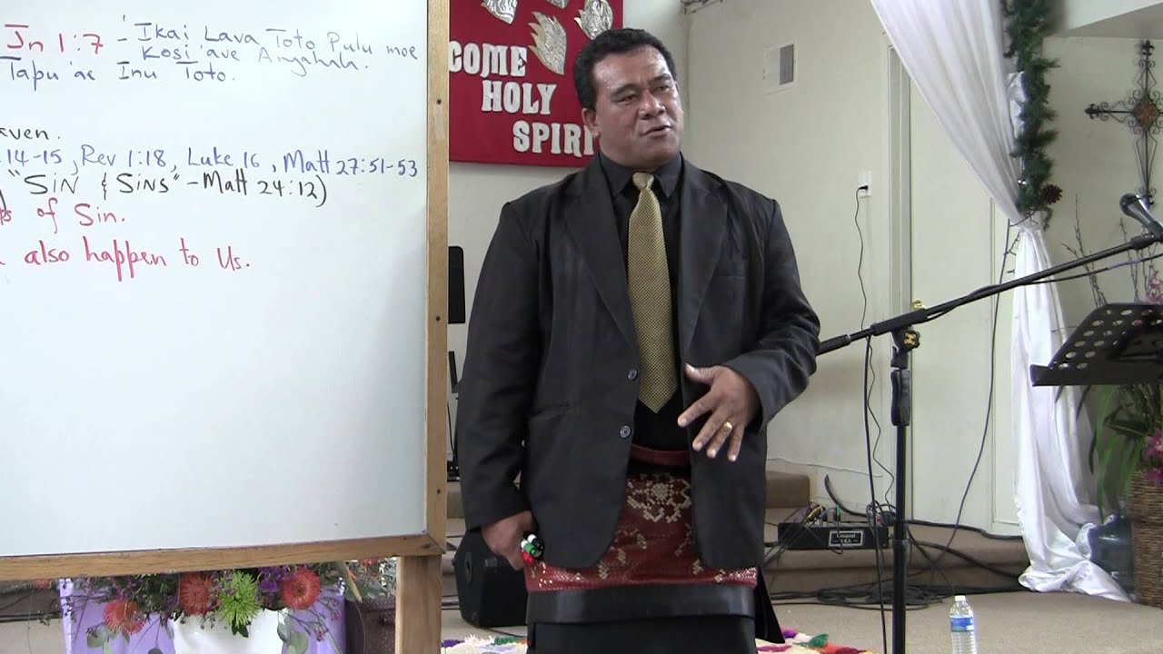Rev. Vili Hefa...WITHOUT SHEDDING OF BLOOD,  (Heb. 9:22), Part1...Sat.