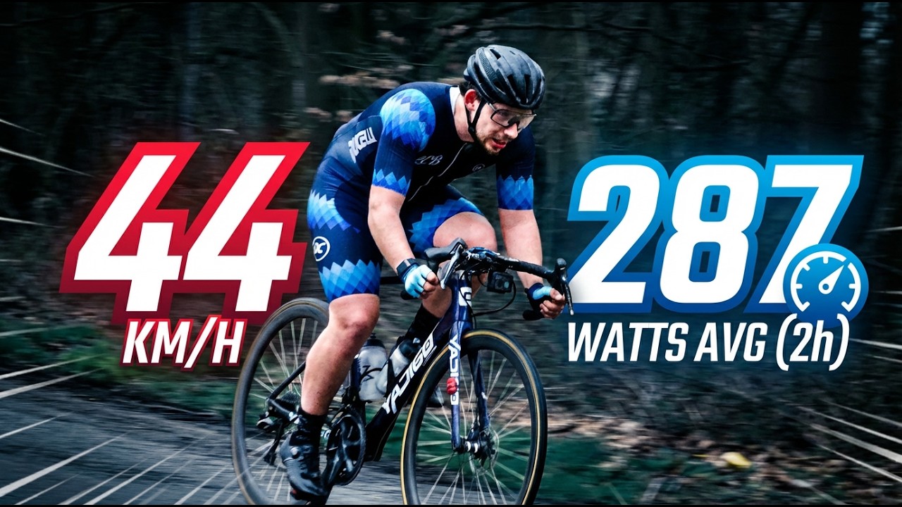 44 KM/H de MOYENNE SUR MA 2e COURSE CYCLISTE DE 2026 - Blaton