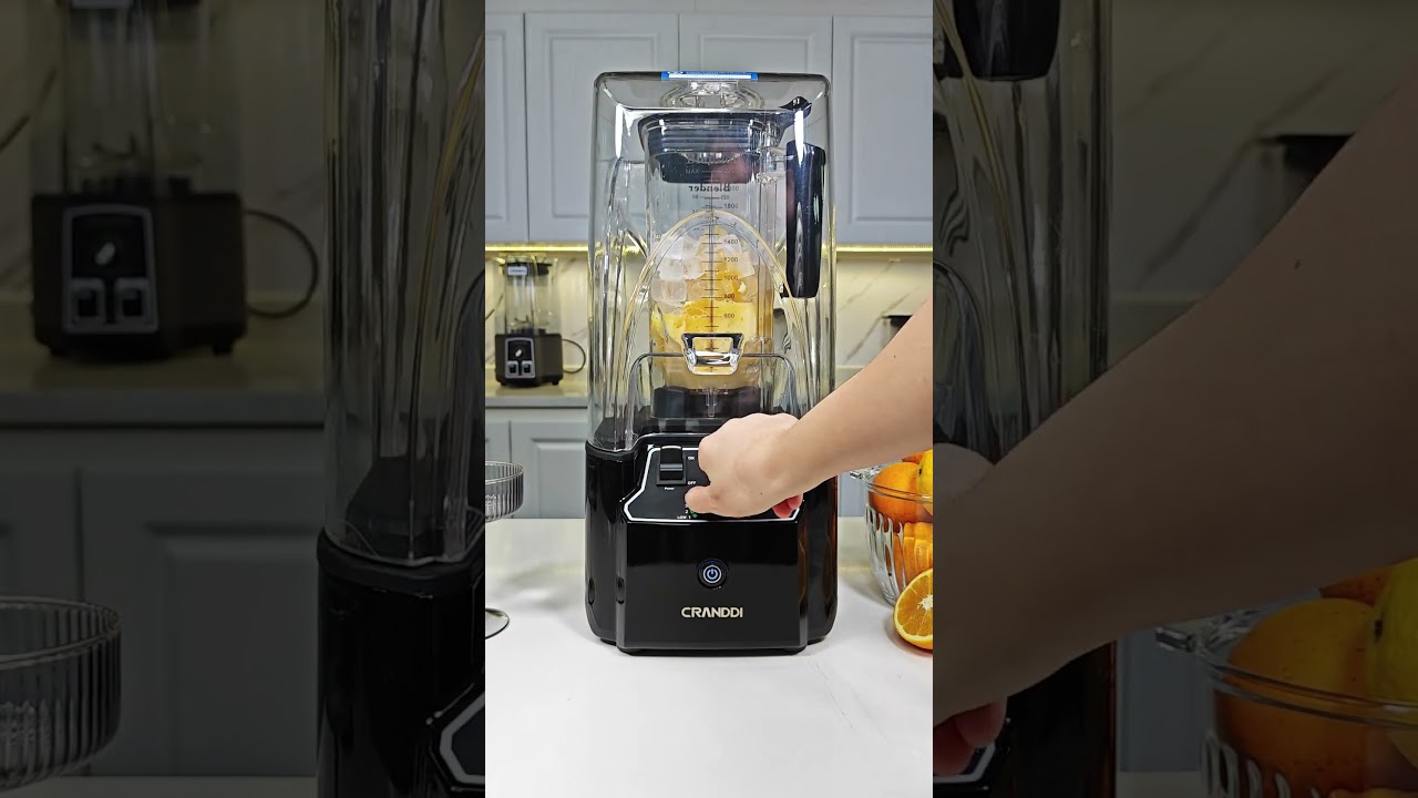 Recipes: Orange Smoothie by CRANDDI commercial blender K90