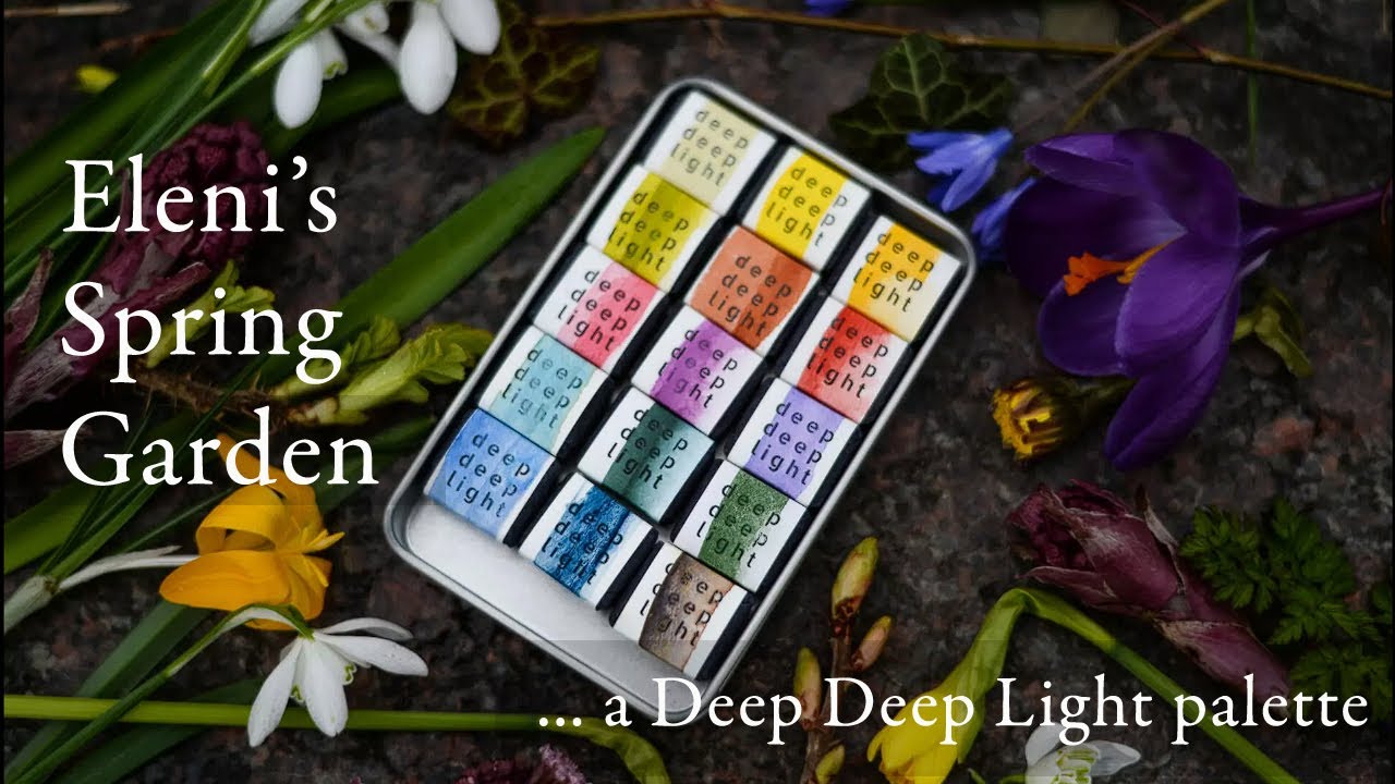 Eleni's Spring Garden - The NEW Deep Deep Light Palette 🐝🎨🌸