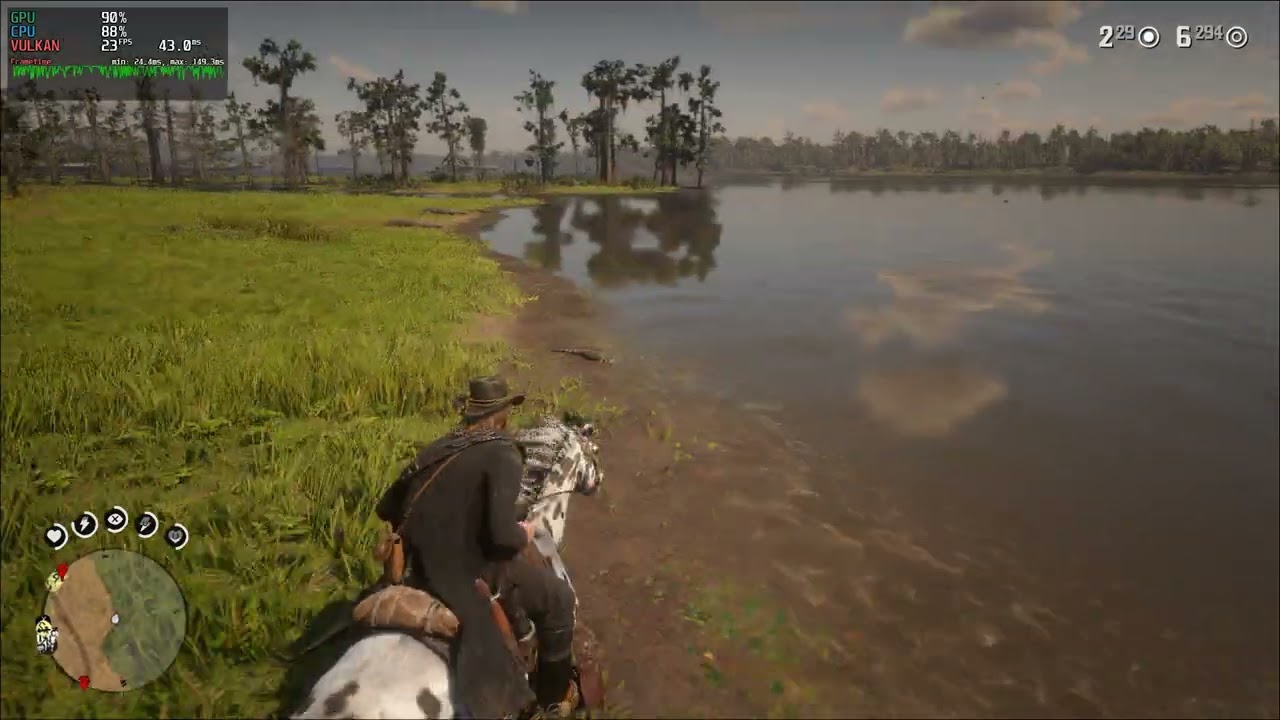 RED DEAD REDEMPTION 2 ON GNU GUIX WITH XLIBRE AND LATEST LINUX KERNEL 6.18-rc6 PATCHED