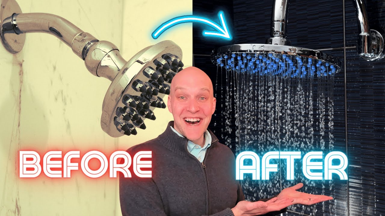 How to install a rainfall shower head | Shower head extension arm