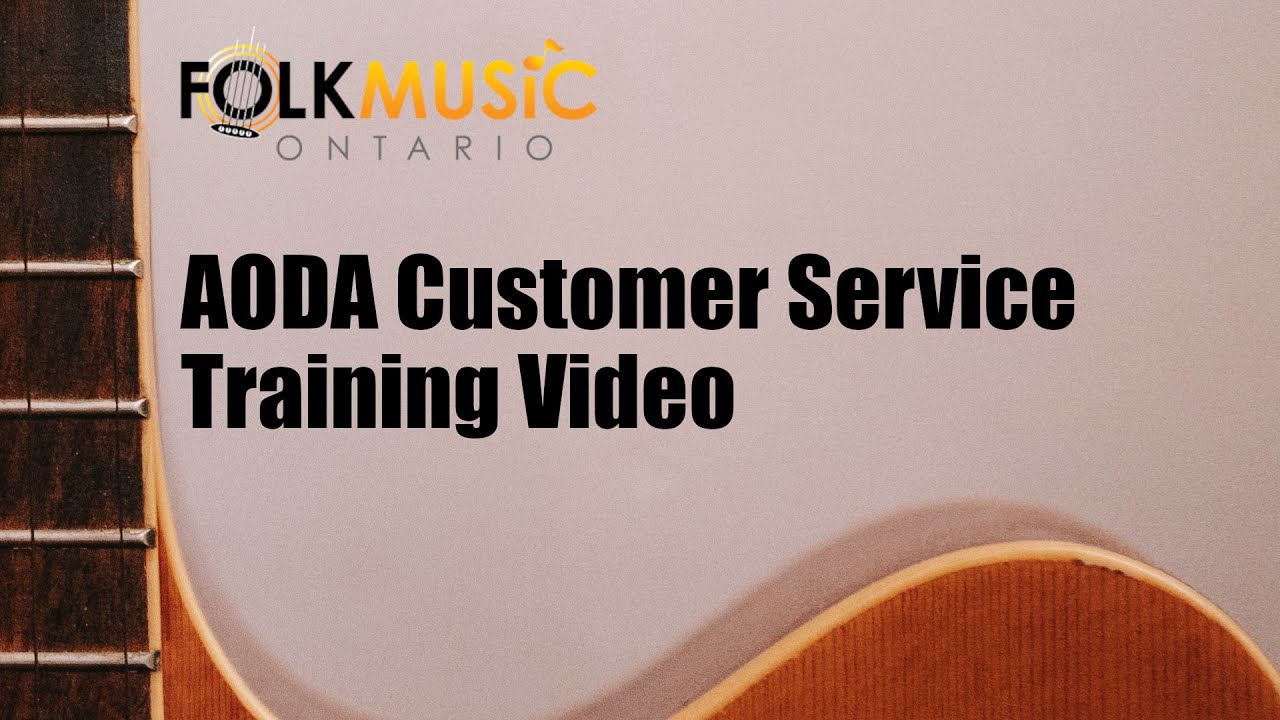 AODA Customer Service Training video