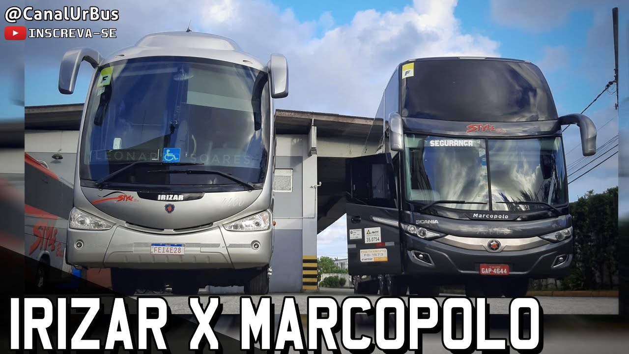 IRIZAR x MARCOPOLO - QUAL É MELHOR?!
