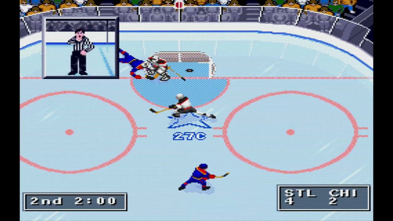 NHL 95 (SNES) - CHI  v STL (1 v 2) - COMEBACK KID?! 🫣