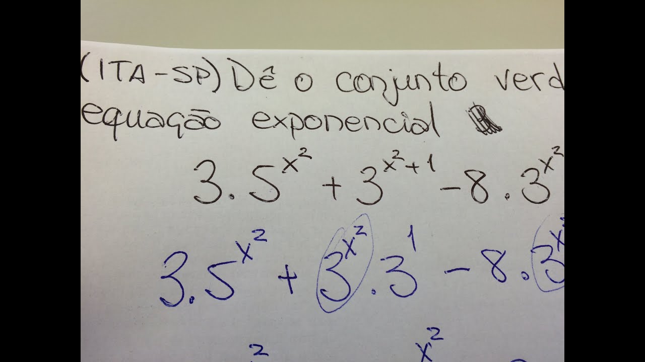 MFUNA | FE2 – Como resolver essa equação exponencial? Impossível igualar as bases.. Será?