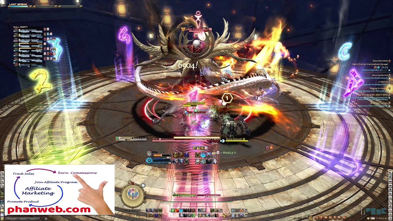FFXIV E11S Prog - Shifting Sky