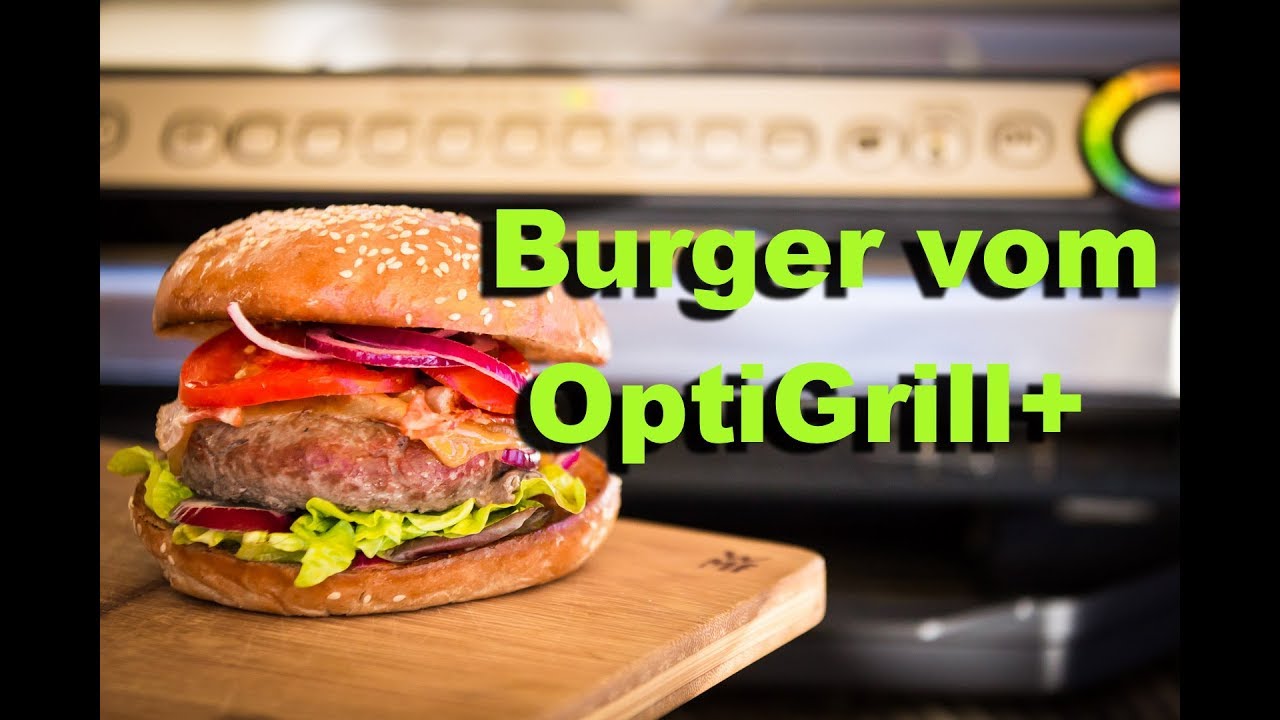 Burger vom Tefal OptiGrill+, Kontaktgrill CHEESEBURGER,OptiGrill