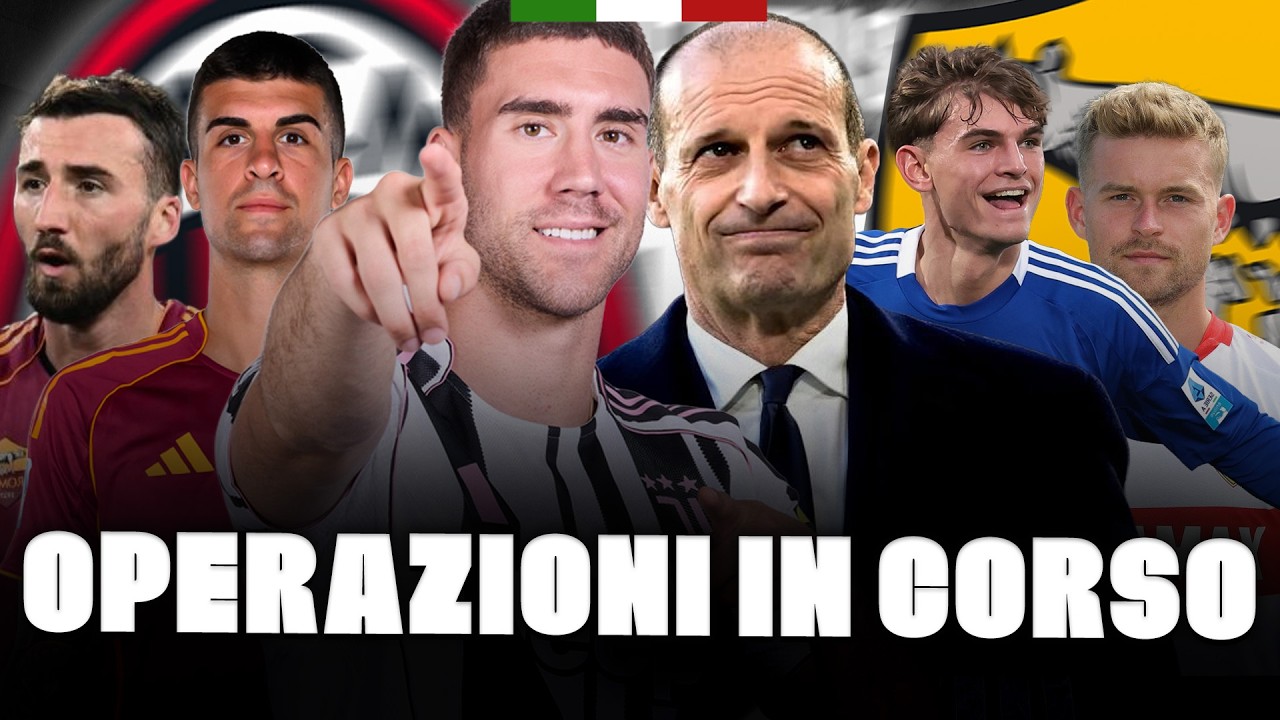 🚨 NOVITÀ VLAHOVIC! LA VERITÀ ALLEGRI-REAL! NICO PAZ, IDEA NAPOLI, MANCINI E CRISTANTE…