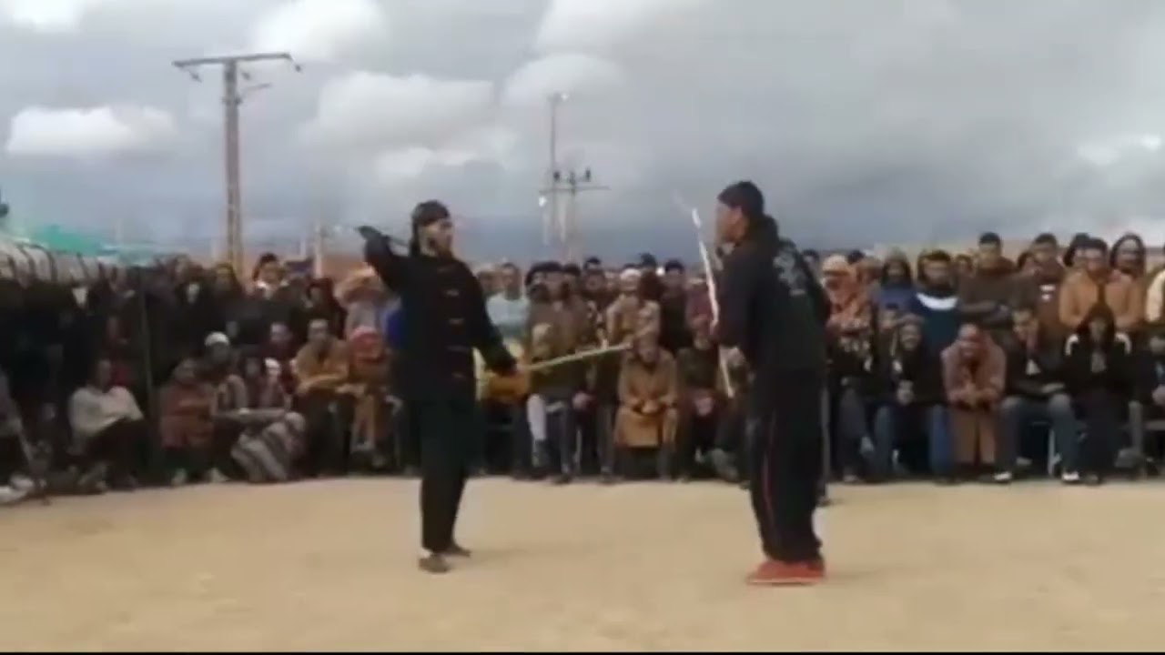 العصا التقليدية مع الشيخ إسماعيل حفظه الله Algérien Traditionnelle Combat Stick Oran