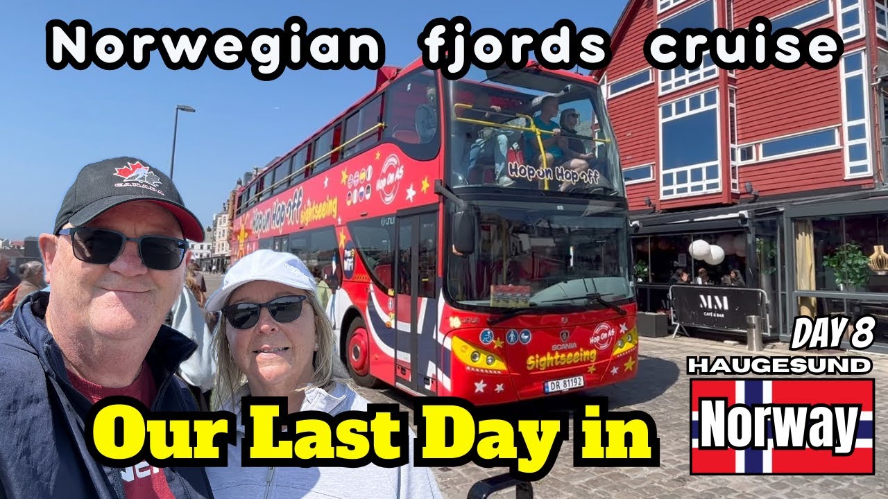 Hop On Hop Off Bus - Worth it? 🤷🏼 Haugesund , NORWAY #cruise #travel #cruisevlog