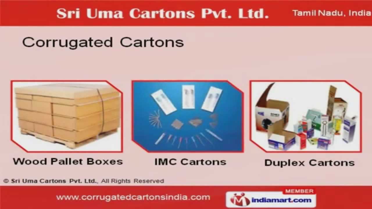 Packaging Boxes & Cartons by Sri Uma Cartons Pvt Ltd, Chennai