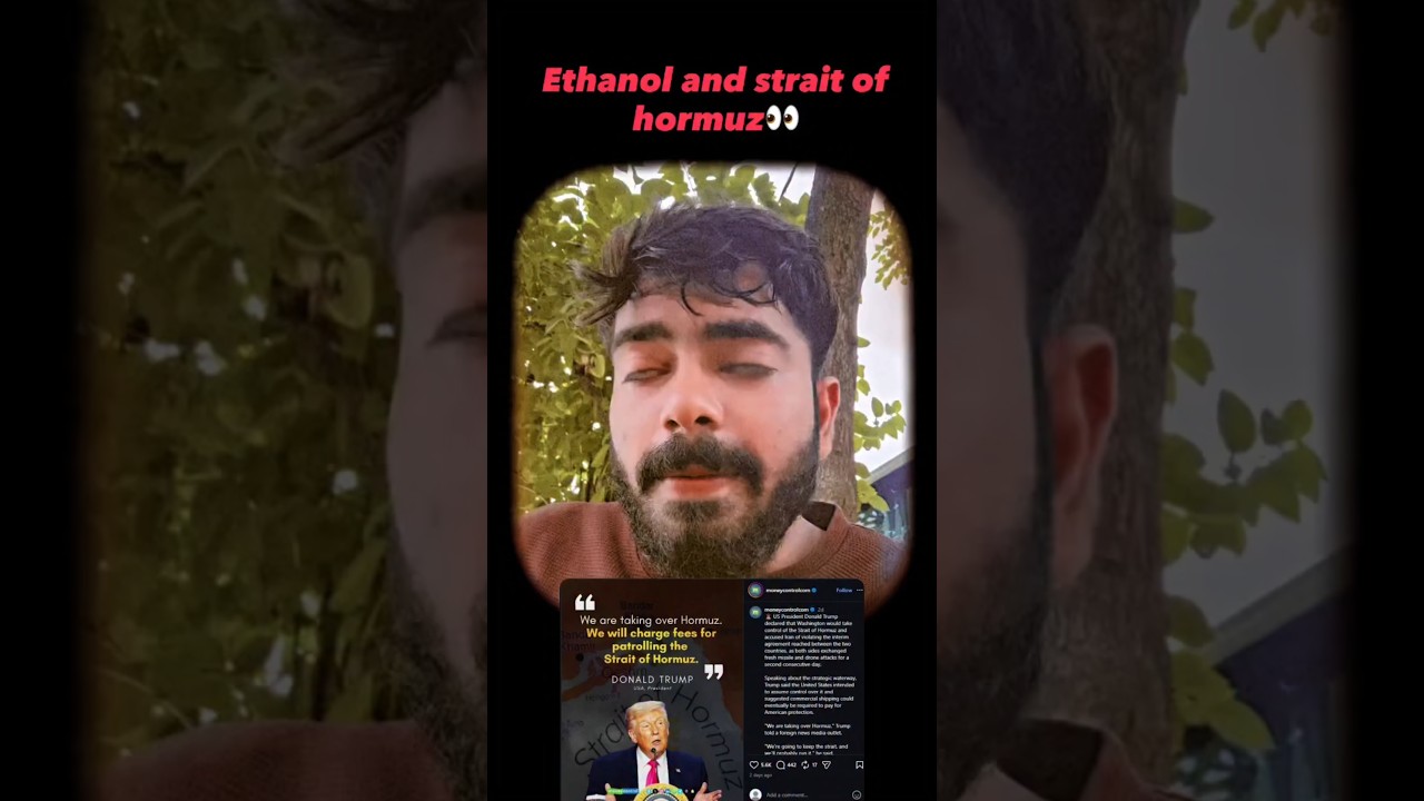 Ethanol vs. Strait of Hormuz 😱 | Will India's Fuel Prices Rise? The Full Truth! ⛽🌍#america #modiji