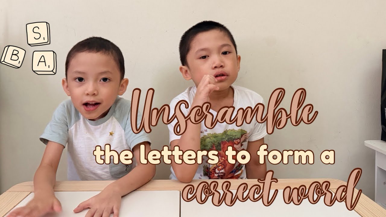 Unscramble the letters to form a word