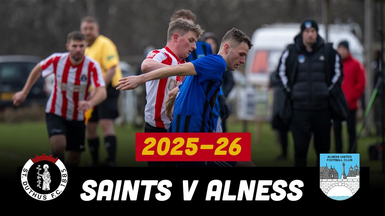 St Duthus 0 - 0 Alness United | Match Highlights | North Caledonian League | 24 January 2026