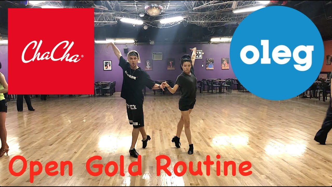 💥Open Gold Cha Cha 💥 - Хореография - 😝 Шаг за шагом - объяснение Олега Астахова
