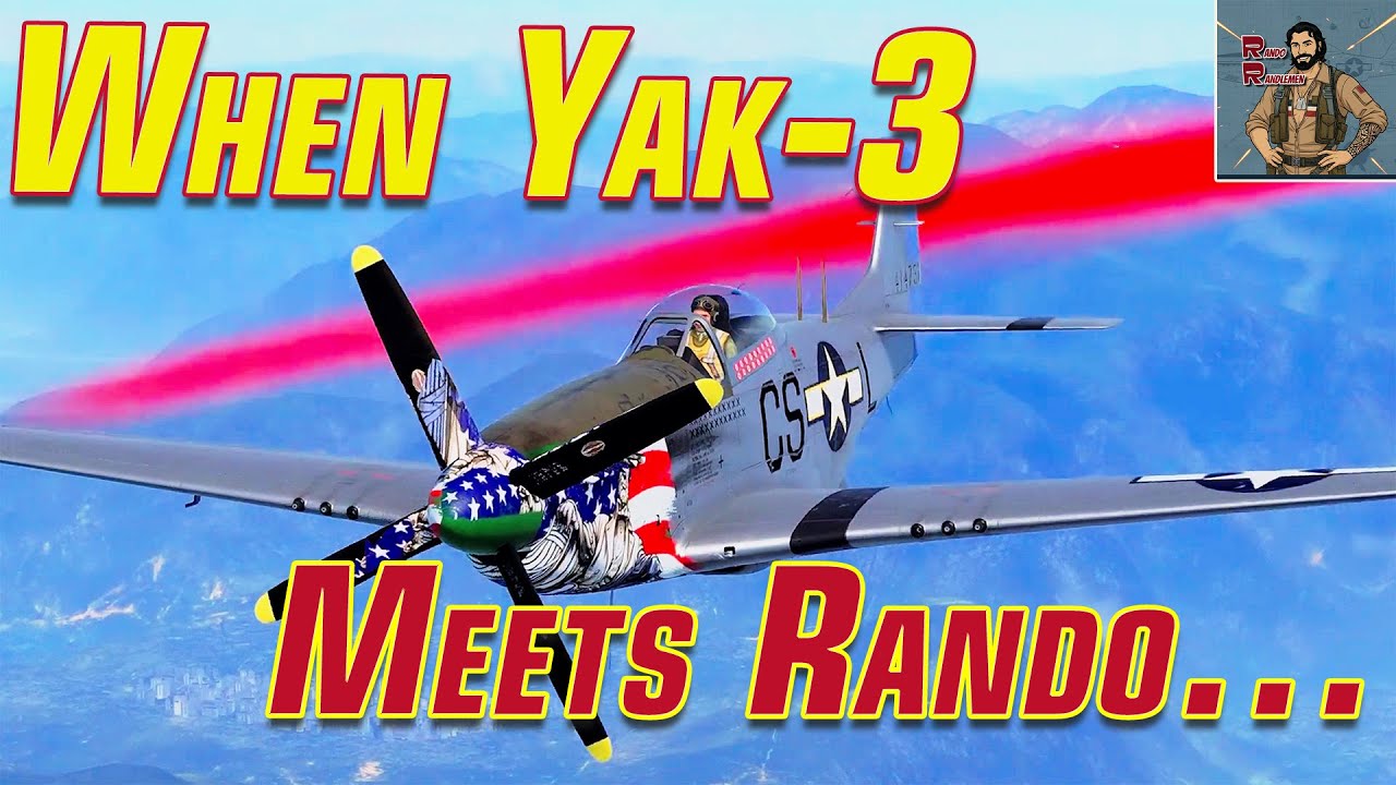 War Thunder P-51D-10 Mustang | How to Deal with Yak-3P | Ministry of Ungentlemanly Dogfighting