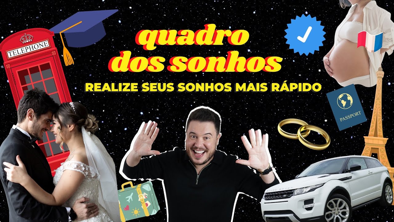 QUADRO DOS SONHOS: COMO REALIZAR SEUS SONHOS MAIS RÁPIDO USANDO A LEI DA ATRAÇÃO