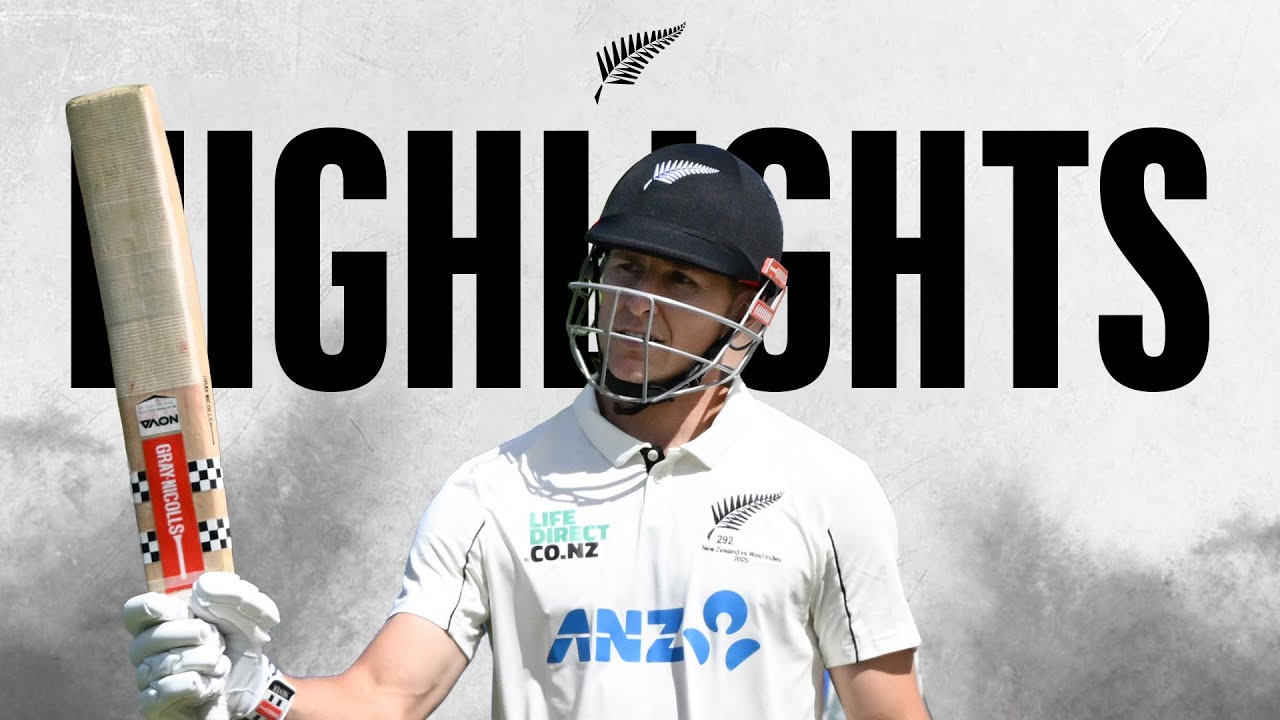 Hay hits 50 on debut! | Highlights | New Zealand v West Indies | 2nd Test Day 2