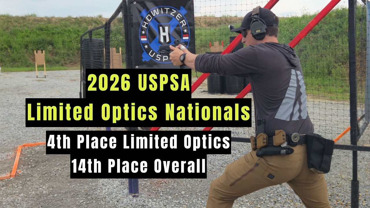 2026 USPSA Limited Optics Nationals - 4th Place - Glock 17 Gen 5 - Trijicon SRO