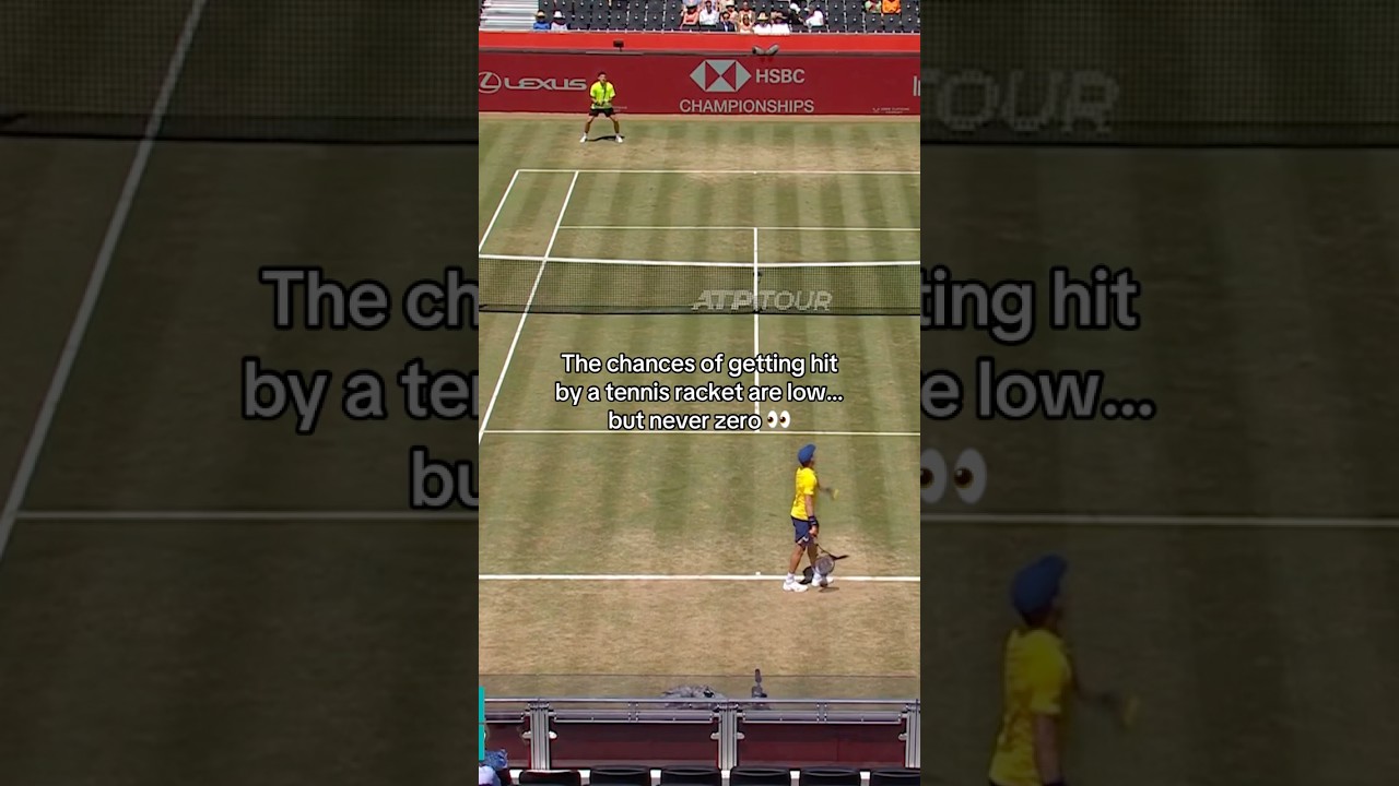 A lucky escape for Mensik 😅 #tennis #shorts