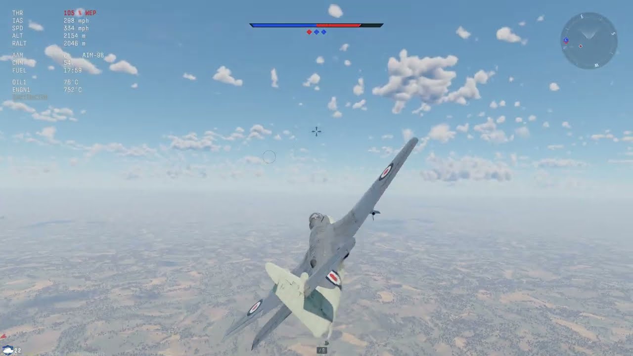 Sea Hawk Mk.100  11 and 1  Smolensk  (AB)