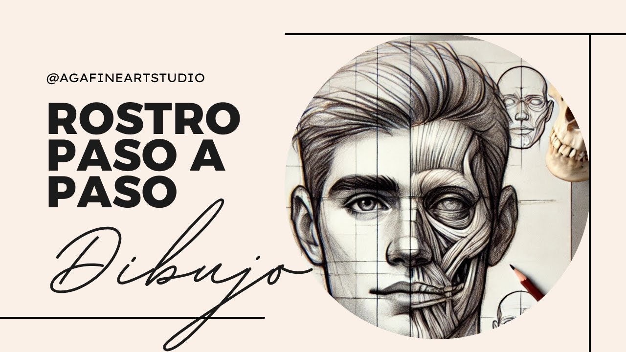 Dibuja un Rostro Masculino Paso a Paso