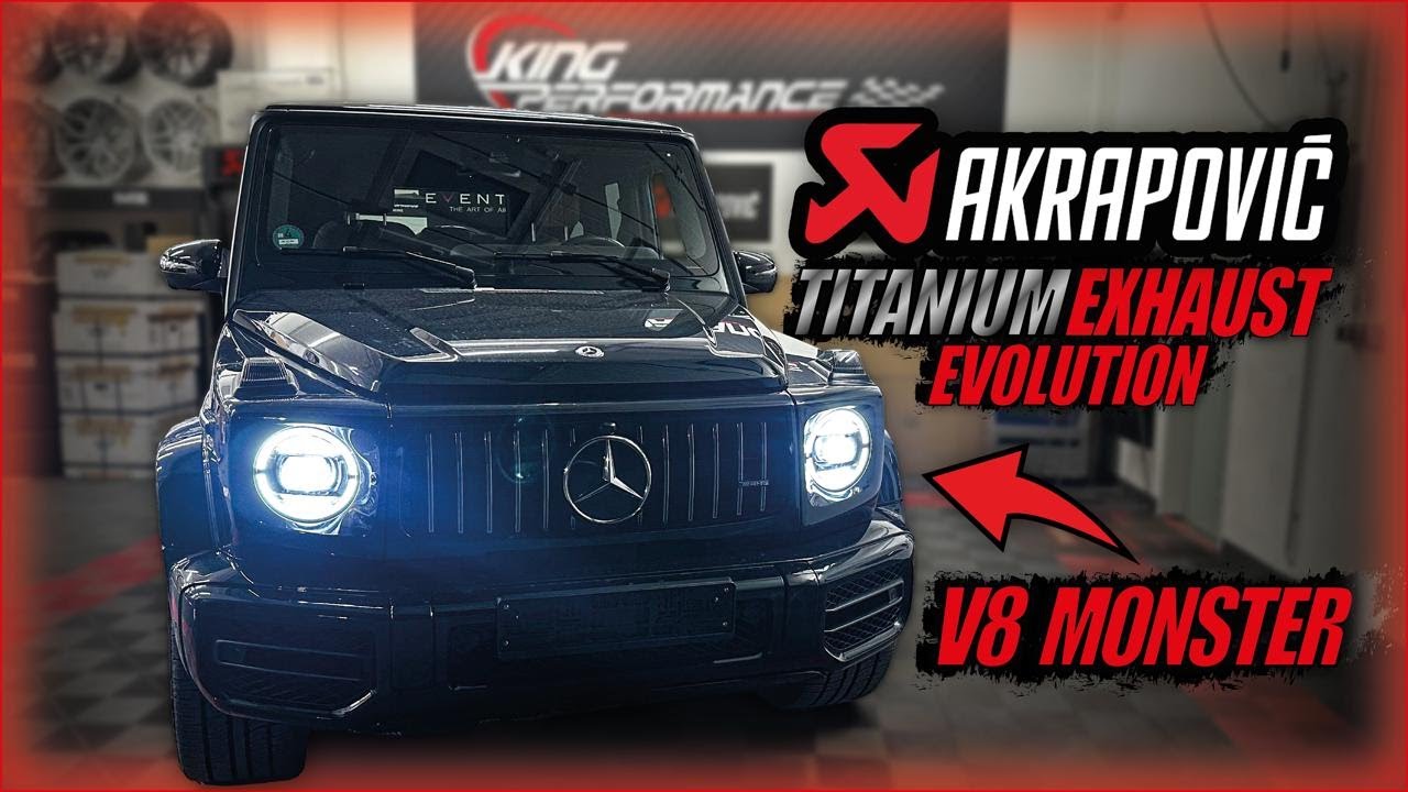 AKRAPOVIC EVOLUTION TITANIUM EXHAUST passend für MERCEDES G63 AMG #gwagon #g63