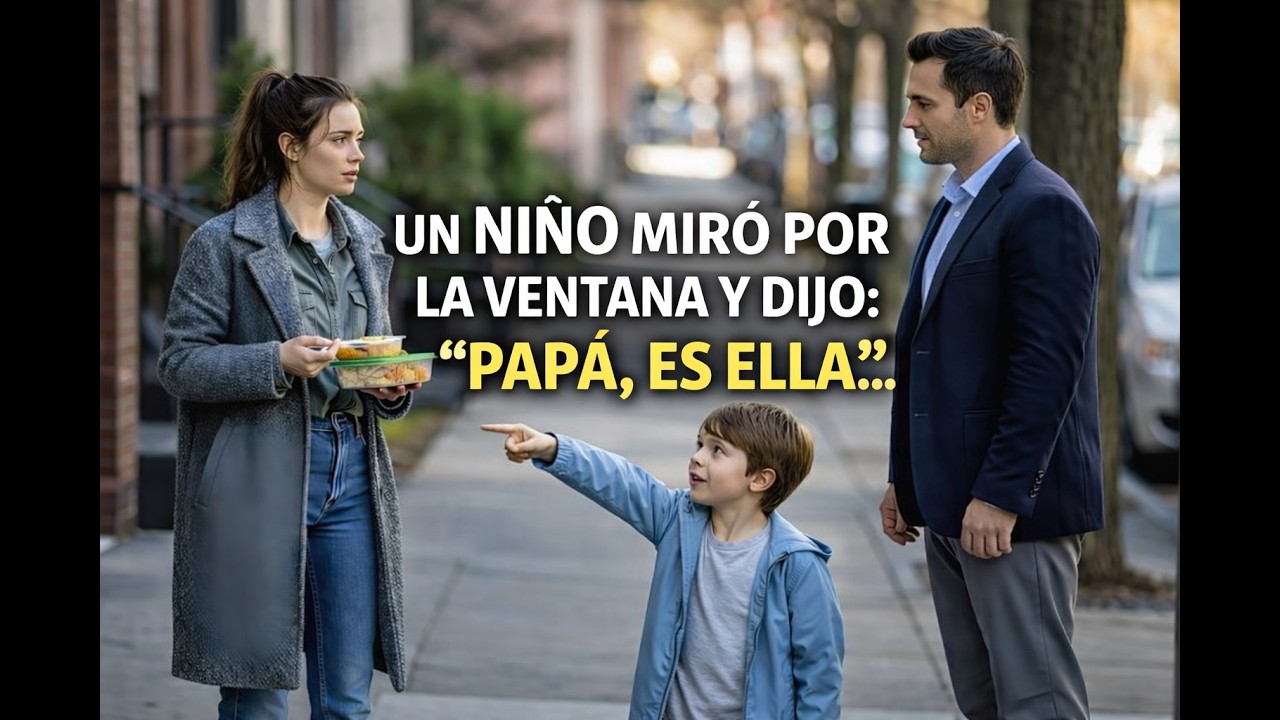 UN NIÑO MIRÓ POR LA VENTANA Y DIJO: “PAPÁ, ES ELLA”… LO QUE DESCUBRIERON CAMBIÓ SU VIDA PARA SIEMPRE