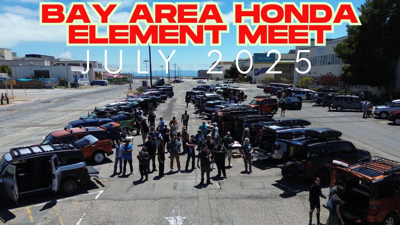 Honda Element meetup part1 Alemeda Ca  July 2025