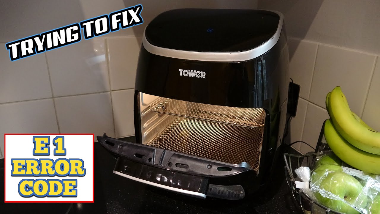 Trying to FIX a Brand New AIR FRYER with E1 Error Code