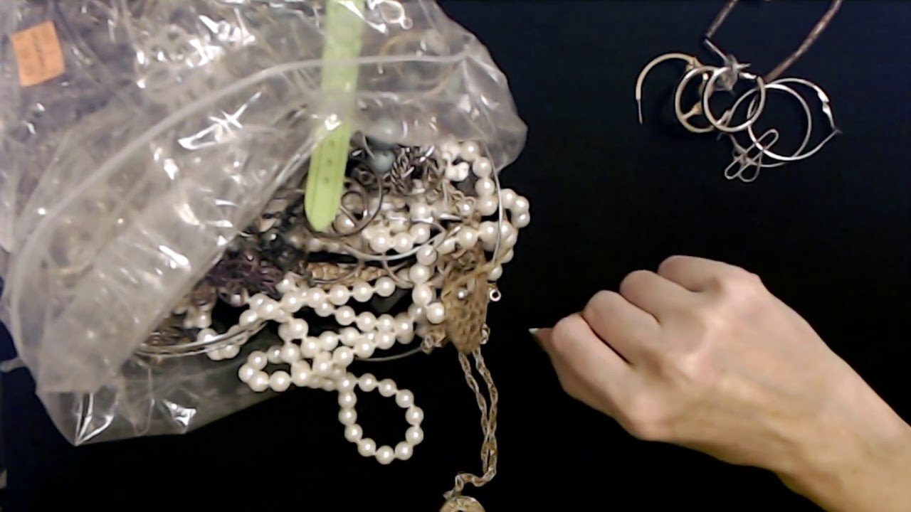 ASMR | Goodwill Jewelry Bag Show & Tell 7-24-2020 (Whisper)