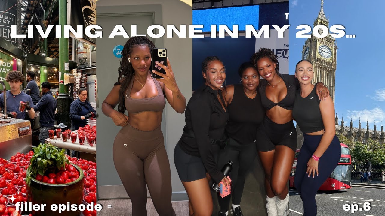 Being Alone Diaries ep. 6 | spend a few days in my life, solo travel to London, Gymshark event