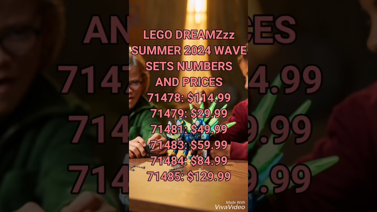 LEGO DREAMZZZ JUNE 2024 SET NUMBERS AND PRICES REVEALED! #lego #2024 #hyped #revealed #legodreamzzz
