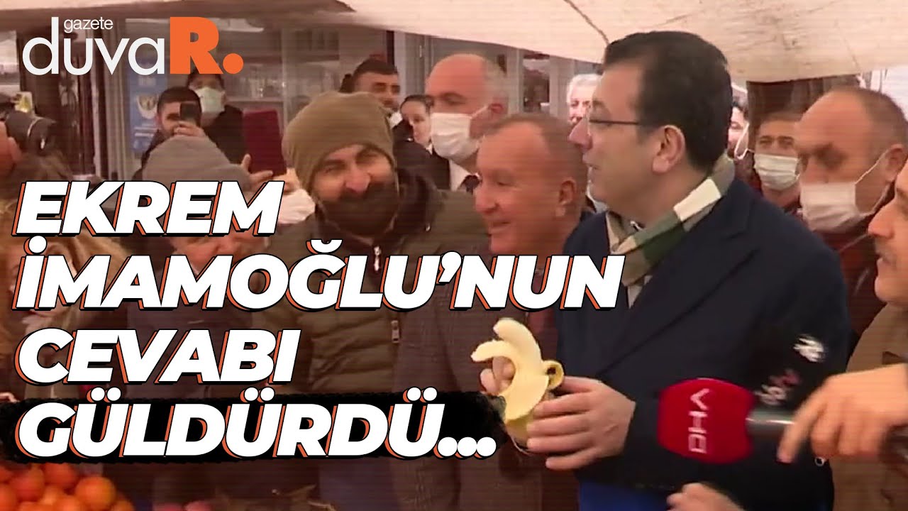 Ekrem İmamoğlu tezgahın başına geçti! Para üstü isteyen vatandaşa verdiği cevap güldürdü
