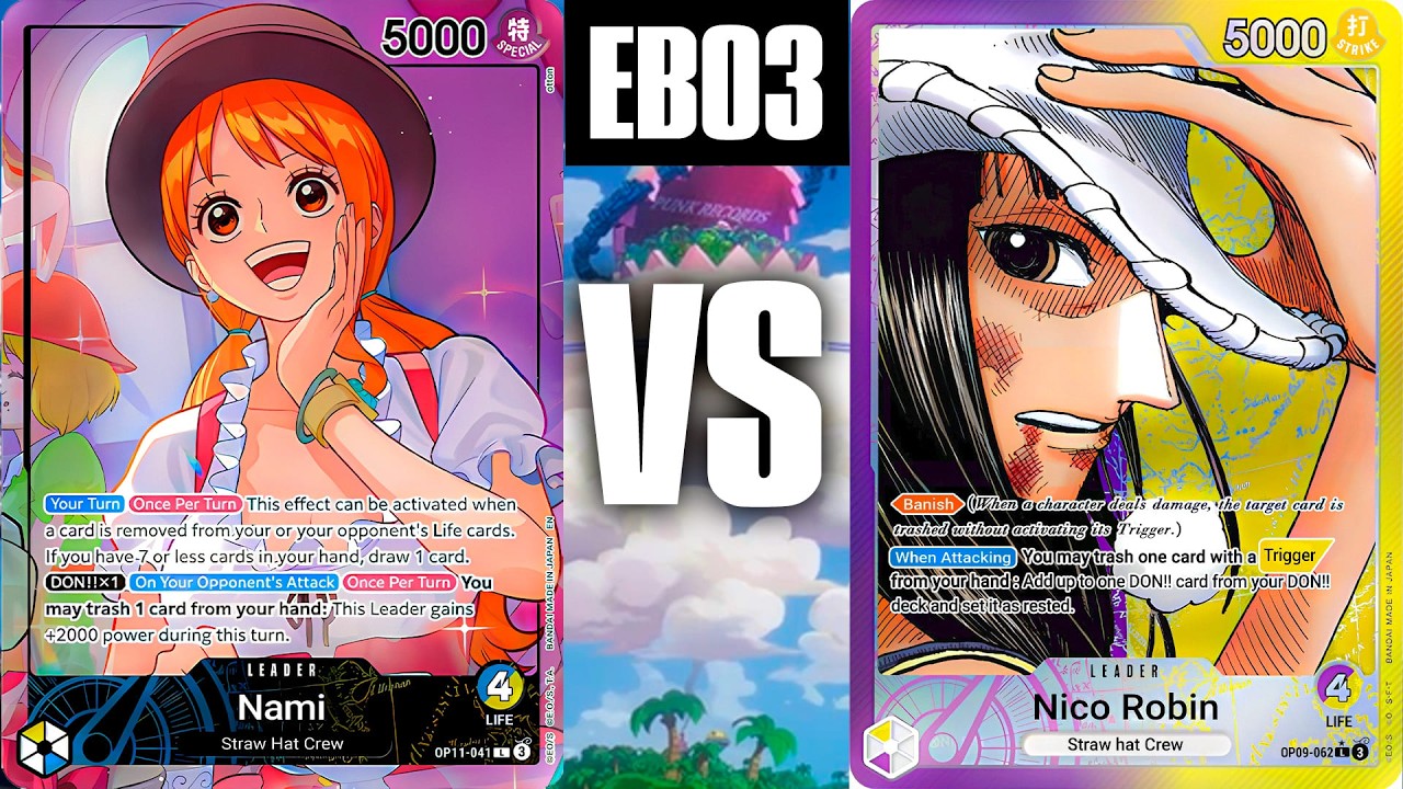 ♠️ POV Nami UY vs Robin PY [EB03] 44 players ♠️ One Piece TCG