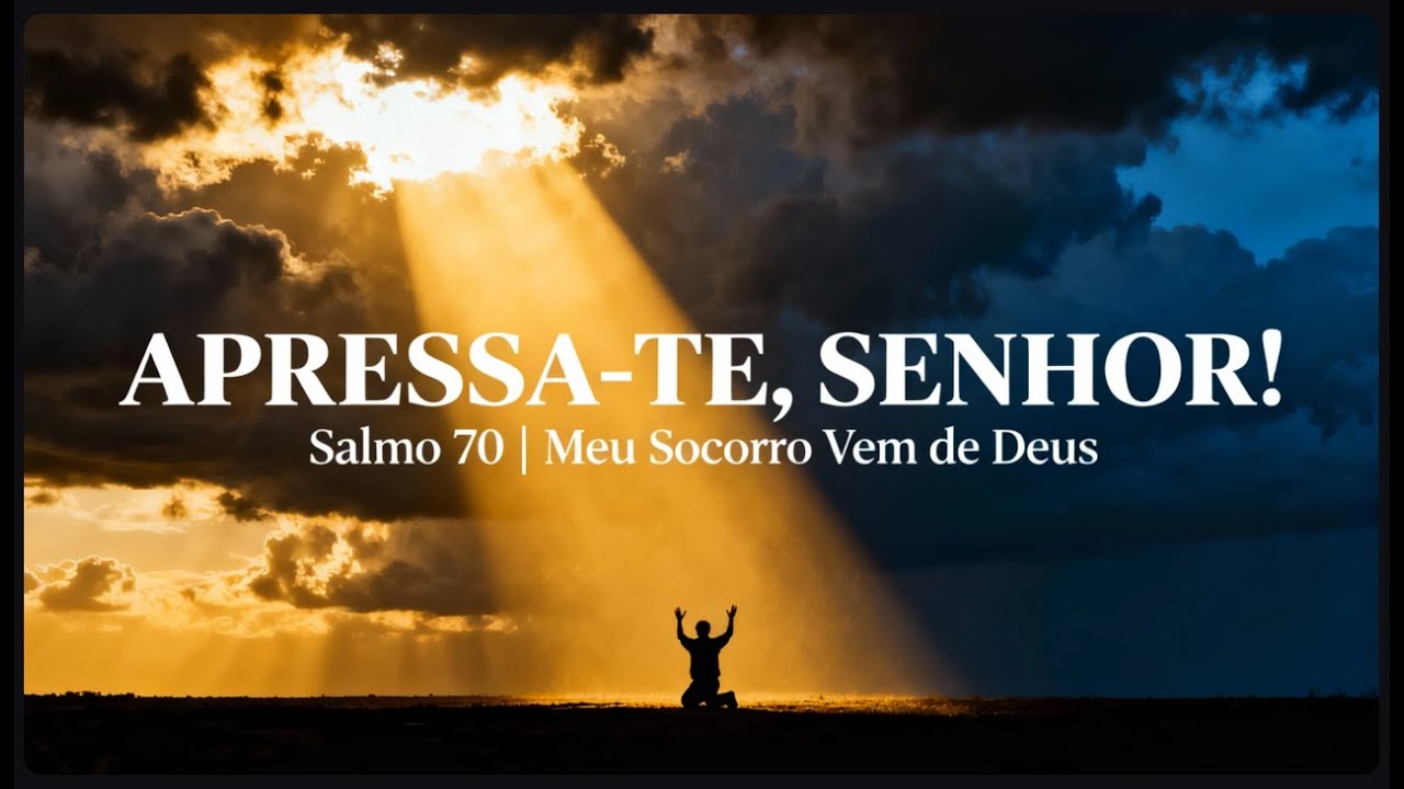 🎵 APRESSA-TE SENHOR - (SALMO 70)