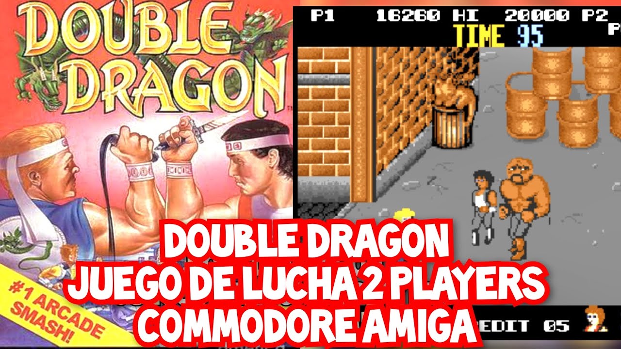 Double Dragon Juego De Lucha 2 Players ダブルドラゴン 2人用格闘ゲーム#doubledragon#amiga500 #retro #commodoreamiga