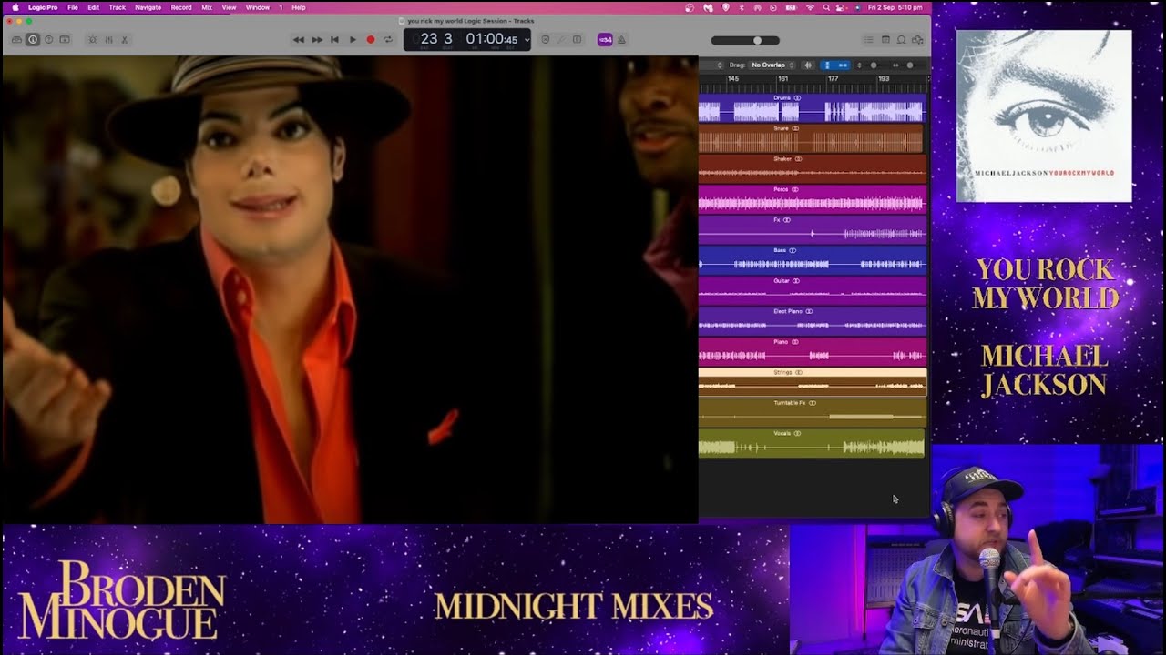 You Rock My World - Michael Jackson - ISOLATED Vocals RAW Multitrack and Stems Reaction